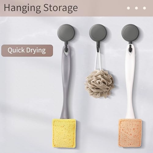 Image of ARCLIBER Dish Brush Refill 5 Pcs Sponge Refills Fits Hook and Loop Handles