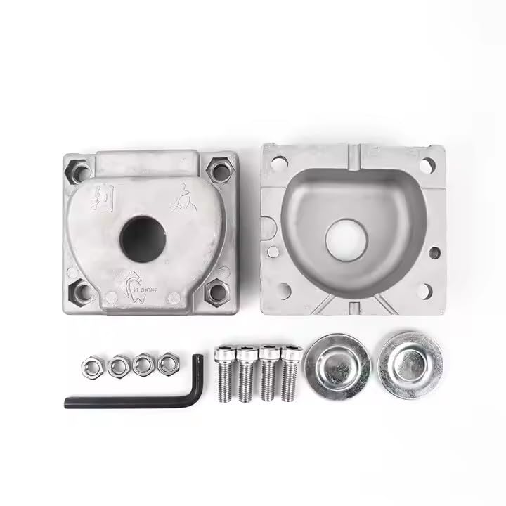 Image of Dental Lab Partial Dentures Making Tools Parts Flexible Injection System Heavy Duty Aluminium Flask