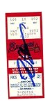 Deion Sanders Signed Atlanta Braves 5/13/1992 vs Pirates Ticket BAS