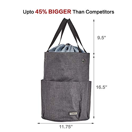 image for HOMEST XL Yarn Storage Tote, Tangle Free with 6 Oversized Grommets, Kn