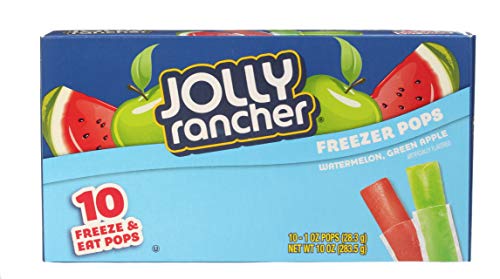 Jolly Rancher Freezer Bar Ice Pops 1oz (28.3g) Pack of 10