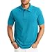 Hanes Men's Short Sleeve X-Temp W/ FreshIQ Polo, Blue Horizon, XX-Large