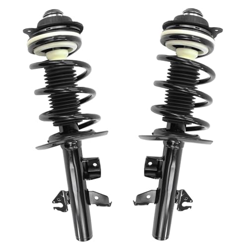 Image of Detroit Axle - AWD 8pc Struts Shocks Kit for Jeep 2014-2018 Cherokee, 2 Front Struts with Coil Springs 2 Rear Shock Absorbers 4 Front Rear Sway Bars 2015 2016 2017 Replacement Suspension Kit