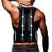 Posture Corrector, Breathable Back Brace - Adjustable Back Support, Posture Corrector for Men/Posture Corrector by Aptoco Size S (23.6''-31.5'') Waist