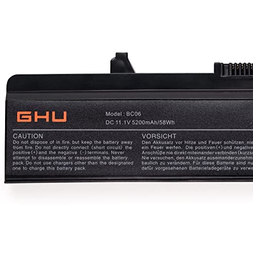 Ghu New Battery X284G Gw240 58 Wh Compatible With Dell Inspiron Computer 1525 1526 1545 1546 Pp29L Pp41L Pn Xr693 Gp952 Ru586 Rn873 Gw240 M911G J399N Fit Part# 312-0844 C601H Gw252 Hp297 K450N #TOP2