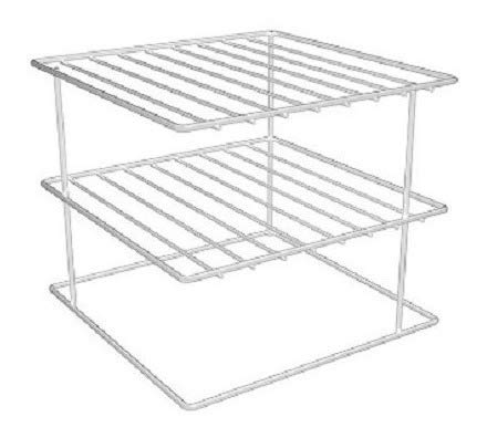 Suporte de Pratos, Quadrado, Branco, DiCarlo