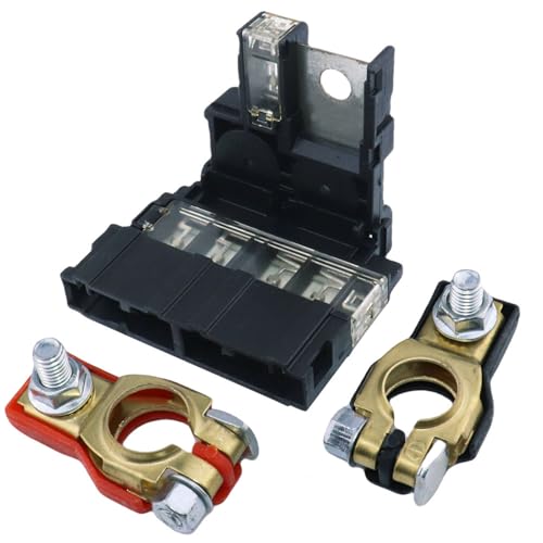Battery Fuse and Positive Battery Terminal Clamp Fit for Nissan 350Z 2003-2009 NV200 2013-2022 Fit for Infiniti FX35 FX45 2003-2008 G35 2003-2007, Replace for 24380-79913 24340-7F000