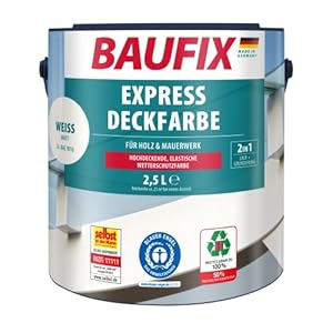 Baufix Express Wetterschutzfarbe Weiß 2.5L