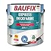 Produktbild BAUFIX Express Deckfarbe weiss, matt, 2.5 Liter, Wetterschutzfarbe, Holzfarbe, langlebig, geeignet für Holz/Putz/Mauerwerk/Möbel/Zäune