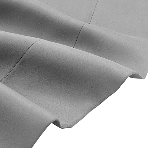 Cortinas opacas extra anchas grises: aislamiento térmico y control de luz para apartamentos 6