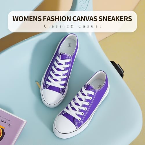 Image of hash bubbie White Sneakers for Women Low Top Canvas Shoes Womens Canvas Sneakers Women's Fashion Sneakers Slip on Casual Tennis Shoes