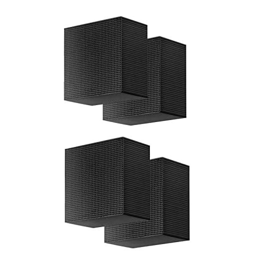 4 Pack Aquarium Cube Filter, Activated Carbon Aquarium ​for Ponds,Fish Tank,Stock Tank for Horses,4X4X2 Inch，eco Aquarium Water Purifier Cube.