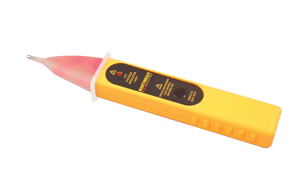 Martindale VT7 Single Pole Voltage Indicator, Red/Yellow