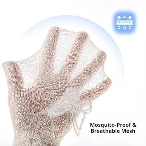 Baby Toddler Girl Knee-hight Lace Socks Kids Thin Mesh Princess Mary Jane Dress Socks Tube Uniform Stockings 4 Pairs2