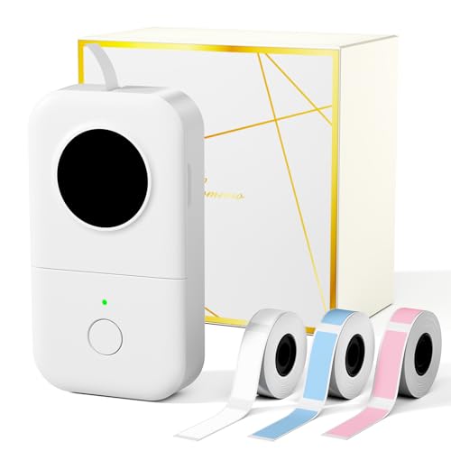 Phomemo D30 Bluetooth ラベルライター プリンター 3 巻テープ付 iOS/Android 調味料・書類・値札整理