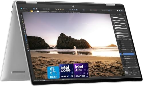 HP Envy X360 16" Touch 2-in-1 Laptop, Intel Core Ultra 5-125U (12...
