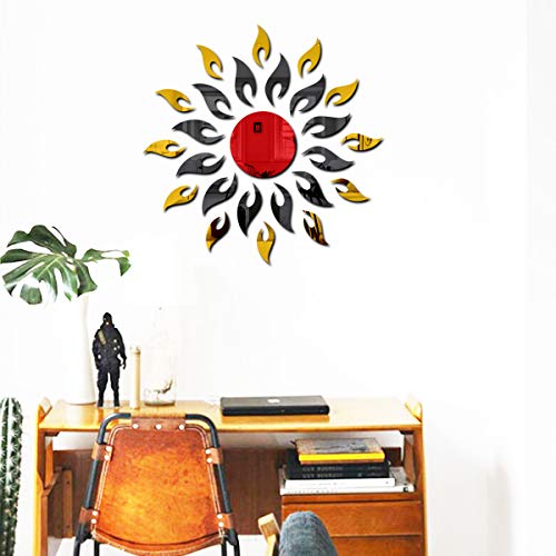 Image of Bikri Kendra - Sun Multi Color Mirror Wall Stickers (Multicolor 2)