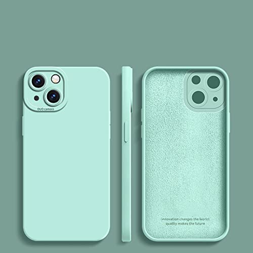 Coque iPhone silicone liquide au cadre carré pour protéger votre mobile avec élégance au quotidien