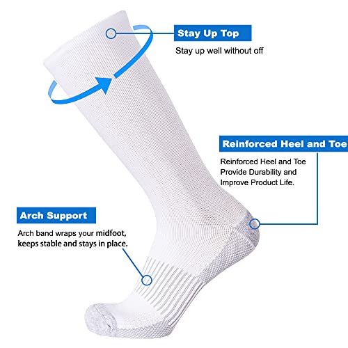 EnerWear-10P-Pack-Unisex-Cotton-Moisture-Wicking-Cushion-Crew-Socks