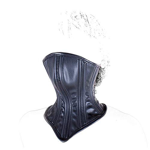 Collier unisexe noir avec menton pour chien Cover