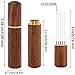Zolunu Espresso Coffee Stirrer 5 Needles 0.4mm Espresso Distribution Tools, Natural Wood Handle and Stand (Rosewood)
