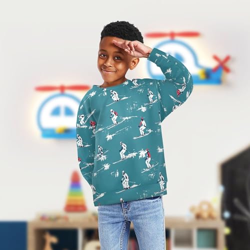 Kinder Fleece Sweatshirt - Warmes Thermoshirt Für Jungen & Mädchen