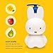 The Crème Shop Miffy Flower Garden Shower Gel, Body Wash with Hydrating and Nourishing Hyaluronic Acid and Niacinamide, Miffy Pump Bottle, Garden Rose, Juicy Apples, and Fresh Pears Scent, 340 mL