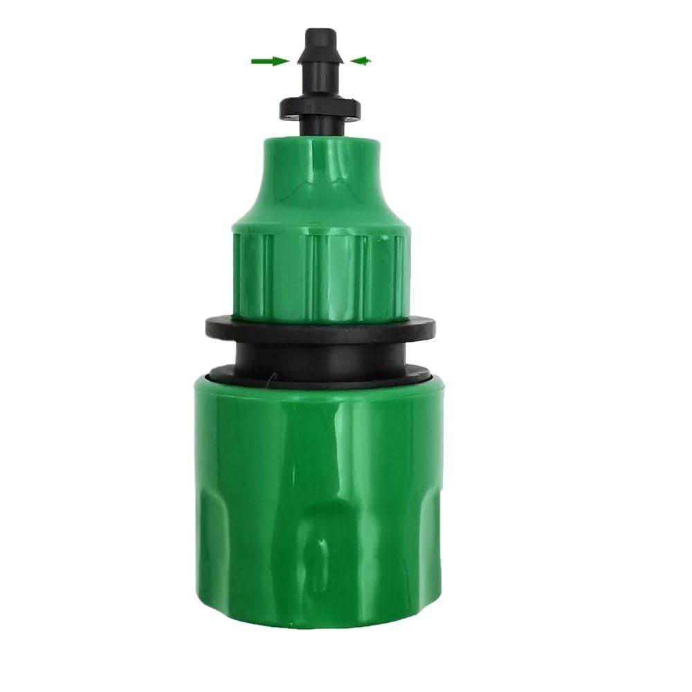 Connettore rapido per tubo dell'acqua in plastica, 5 pezzi, connettore per tubo da giardino, sistema di irrigazione a goccia, parti di attrezzature per irrigazione