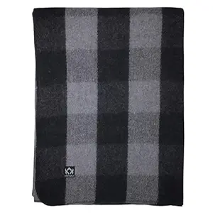 Arcturus Backwoods Wool Blanket - 4.5lbs, Warm, Heavy, Washable, Large | Great for Camping, Outdoors, Survival & Emergency Kits (Gray Buffalo)