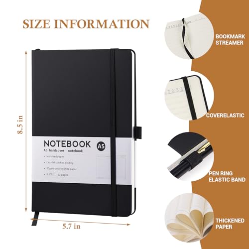 Carnet A5 avec stylo noir professionnel pour la prise de notes - 2