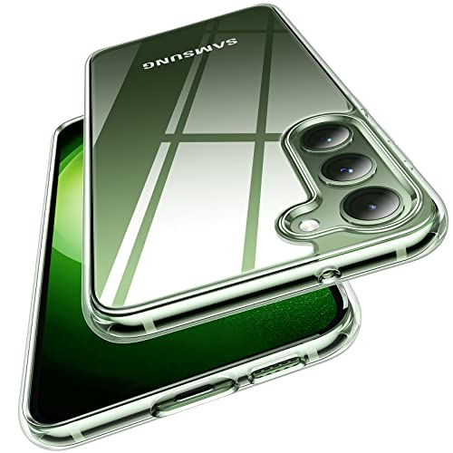 TORRAS Diamond Clear Designed for Samsung Galaxy S23+ Plus Case 6.6 inch, Non-Yellowing, Military Grade Drop Tested, Shockproof Protective Hard Back Slim Thin Clear Case for S23+ Plus 5G 2023, Clear