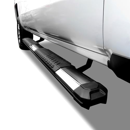 Estribos Black Horse Silver Aluminum para Chevrolet Colorado y GMC Canyon miniatura 2