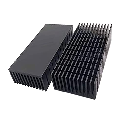 Easycargo Kühlkörper-Set, 40mm, 120mm x 40mm x 20mm, Aluminium, 2 Stück Cover