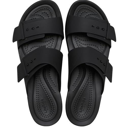 Crocs Womens Brooklyn Buckle Low Low Black 11 Medium4