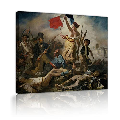 Art mural Peintures La Liberté Guidant Le Peuple Delacroix