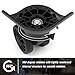 Zoofen Luggage Wheels Replacement 2 pcs Suitcase Replacement Wheels Wear-Resistant Luggage Carry On Spinner Wheels with 4 Holes (ZA-136B)
