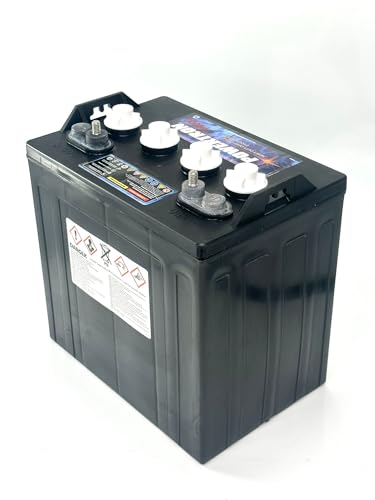 6 Pack | Powertron 8V Volt Deep Cycle Golf Cart, Solar, Marine, RV, and Industrial Use Battery Replaces T-875 | T875 - Thumbnail 7