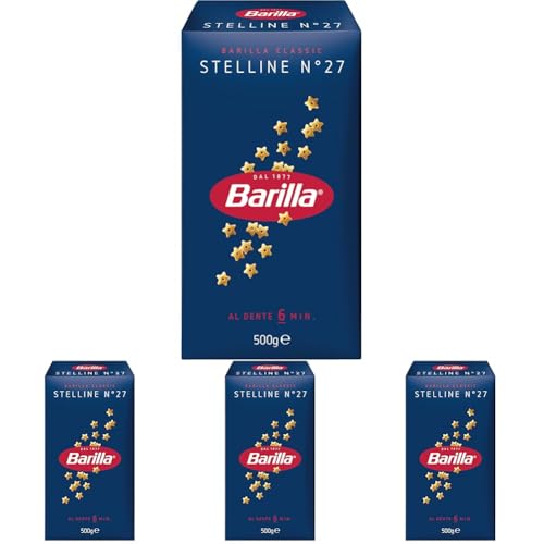 Barilla Pâtes Stelline 500g (Lot de 4)
