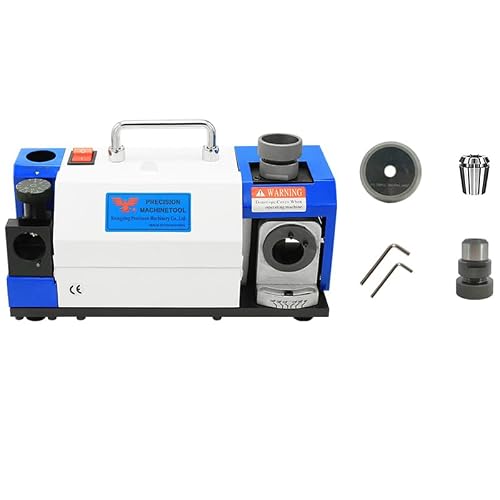 Mmhhhg Hy-13 220V Electric Drill Bit Grinder Fully Automatic 180W High-Precision 3-13 Mm Twist Drill Bit Sharpener Grinding Machine Cbn(Hy-13 220V)
