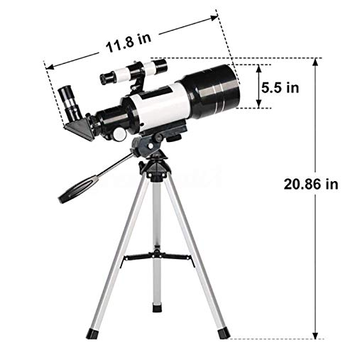 Telescopio Refractor 70mm con Trípode y Zoom para Astronomía miniatura 4