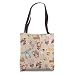 Disney and Pixar Characters Halftone Print Tote Bag