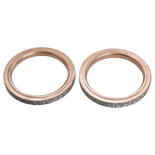 オートバイ エキゾーストガスケット38.5*50*5 適合車種:XT250 2013-2024 Serow 250 2008-2017 XG250 Tricker YBR250 SR400 SR500 XVZ1300 96-13 VMX12 V-MAX12