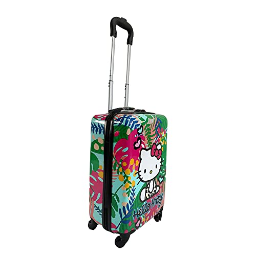 Fast Forward Sanrio Hello Kitty Luggage for Girls, Kid Suitcases for Toddlers, 20 Inch Hard-Sided Tween Spinner Luggage, Kids Carry-On Luggage with Wheels