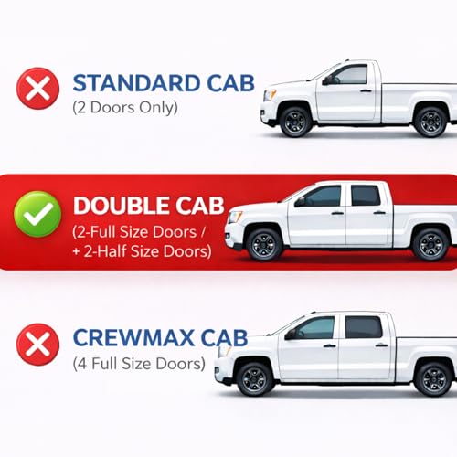 Image of KPY Rain Guards Fit for 2022-2026 Toyota Tundra Double Cab, Out-Channel Window Visors Vent Wind Deflectors 4PC, Truck Accessories for 22-26 Tundra (Extended Cab Only)