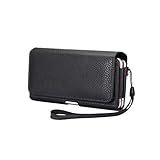 Paquete: 1 x Funda de Cuero. Aopan Doble Capa Funda de Cuero Cinturón Piel Bolsa y Cierre Magnético para iPhone 11 / Pro, iPhone 12 / Pro, Google Pixel 5 / 4A, Samsung Galaxy S20 S21