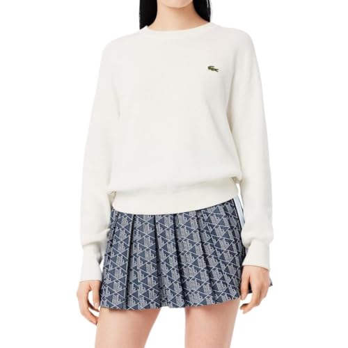 Image of Lacoste Women's Core Collection Regular Fit Crew Neck Long Sleeve Classic Sweater