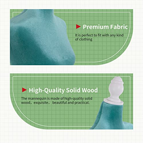 image for PayLessHere Mannequin Body Dress Form Torso Female Manikin 49.6-63.4 I