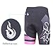 Beroy Women's Bike Shorts with 3D Padded Pocket, UPF 50+(S Pink)