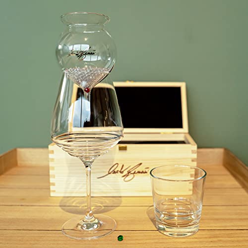 Carafe Whisky En Verre Motif Moto 3D | Décanteur Aérateur à Vin Design | Objet Déco Vintage Pour Bar à Domicile