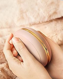 MOXTOYU 3 in 1Hand Warmers Rechargeable, 10000mAh 2 Sides 2 Files USB Hand Warmers With Makeup Mirror, Hand Warmer With Long Lasting Power Bank, Valentines Gifts For Her Girlfriend Outdoor Sport